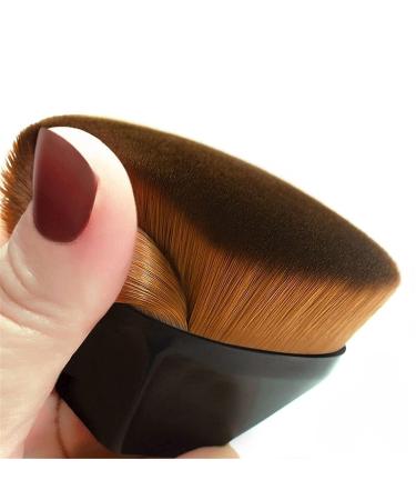 DAMUZHI Foundation Brush - Kabuki Makeup Brush for Blending Liquid & Cream Cosmetics with Protective Case (Black & Pink) - Buy Online on GoSupps.com
