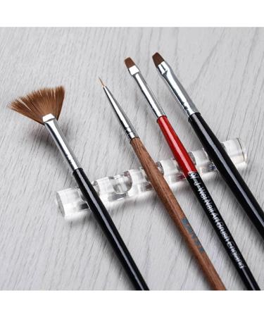 Buy Nail Art Brush Holder | Acrylic Nail Gel Polish Brush Stand for DIY Manicure | Nail Art Painting Pen Rack - International Shipping Available - Buy Online on GoSupps.com