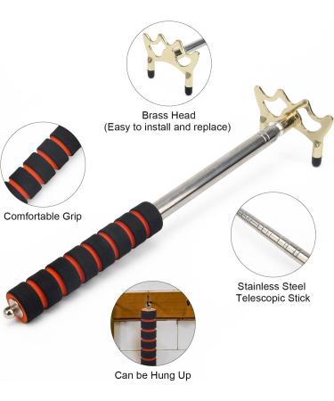 Coolrunner Retractable Billiards Cue Stick Bridge - Pool Cue Accessory with Removable Low Fork Head - Buy Online on GoSupps.com