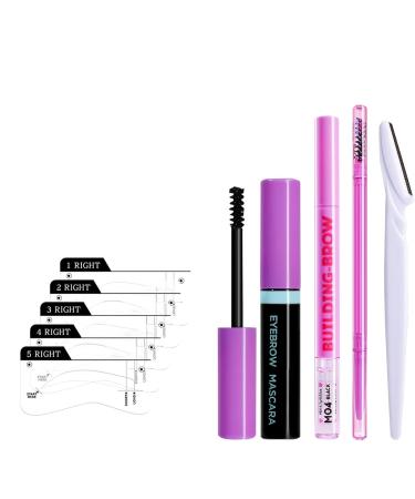  Vitsrisea Eyebrow makeup kit eyebrow pencil kit - Waterproof and shatterproof eye makeup - Cosmetic supplies with mascara eyebrow cream eyebrow card  - Buy Online on GoSupps.com
