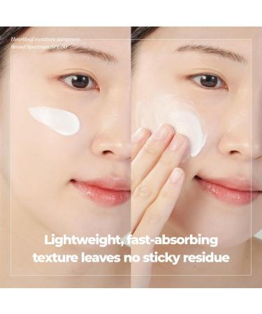 JMsolution Heart Leaf Sunscreen SPF 50 Made in USA Calming UV Protection with Heart Leaf & Centella Asiatica Lightweight Hydrating Face Sunscreen for Sensitive Skin - Buy Online on GoSupps.com