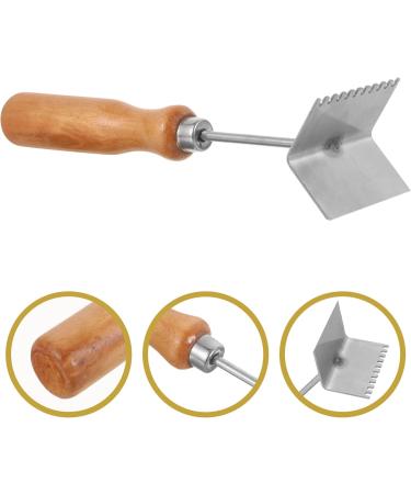 Ipetboom Beehive Shovel Clean Wax Honeycomb Scraper Partition Steel for Uncapping Tool Supplies King Honey Beekeeping - Buy Online on GoSupps.com