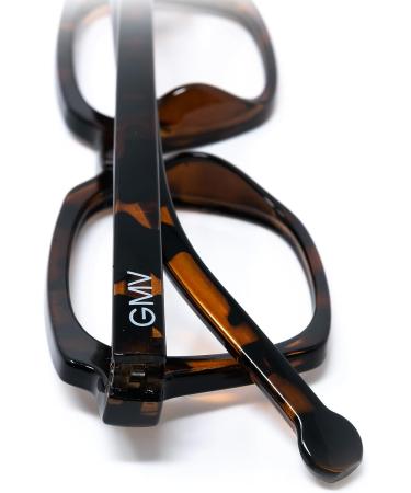 Gian Marco Venturi Unisex Sondrio Reading Glasses - Tortoise (+3.00) | International Shipping Available - Buy Online on GoSupps.com