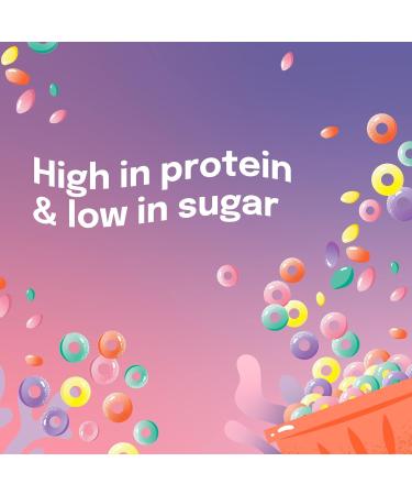 Alani Nu Whey Protein Powder Fruity Cereal | 23g Protein with Low Sugar & Digestive Enzymes | Meal Replacement Powder | Low Fat Low Carb Whey Isolate Protein Blend | 30 Servings - Buy Online on GoSupps.com