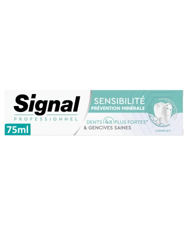 SIGNAL - Professional Mineral Prevention Toothpaste - Complete - 4x stronger teeth - 88% natural ingredients - 75ml