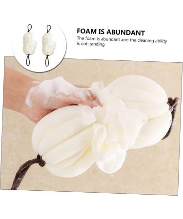 Balacoo 4 Pcs Bath Ball - Exfoliating Loofah & Back Scrubber for Soft Skin | International Shipping Available - Buy Online on GoSupps.com