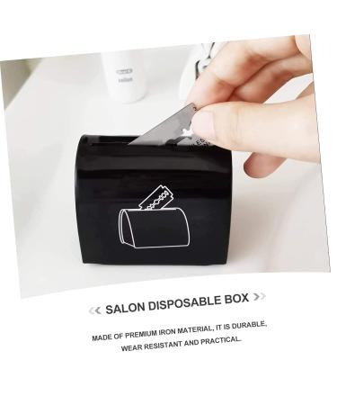 PopetPop 12 STK Razor Blade Storage Box - Safe Disposal Container for Razors Travel Case Black - 3 Pack (6.5x4.5x6cm) - Buy Online on GoSupps.com