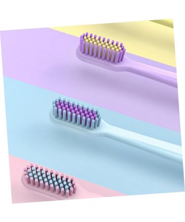 Partykindom 8-Pack Macaron Toothbrushes - Travel-Friendly Oral Care Tools for Adults | Japanese Design Tooth Cleaning Brushes - Buy Online on GoSupps.com