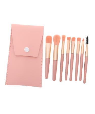 1 Set Makeup Brush Set Foundation Brush Travel Kit for Women Face Powder Blush Artificial Fiber Brush Face Makeup Brush Blending Brush Makeup Tool Miss Applicator The Face Pvc 15X9X3CM Pink