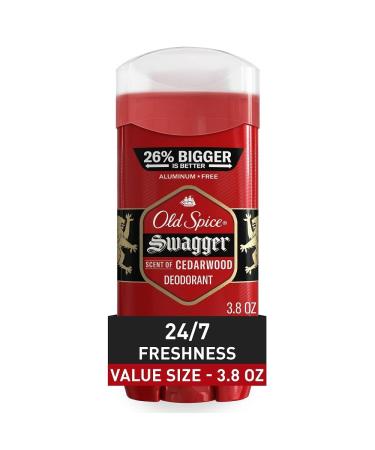 Old Spice Aluminum Free Deodorant for Men Red Zone Collection Swagger Invisible Solid Lime & Cedarwood Scent 3.8 Oz 3.8 Ounce (Pack of 1) Swagger - Buy Online on GoSupps.com