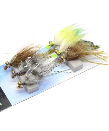 Yzd Fly Fishing: Top 10 Large Trout Flies | Premium Wet & Dry Lures Streamers Nymphs & Emergers for Trout Bass & Salmon - Buy Online on GoSupps.com