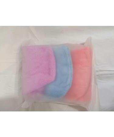 Super Absorbent Hair Turban Towel Set - 3 Pack Quick Dry Microfiber Caps for Long Curly Hair (Pink Purple Gray) Ideal for Women & Girls - Buy Online on GoSupps.com