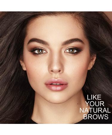 Eyebrow Stamp & 30 Stencils Kit - Professional One Step Brow Shaping, Waterproof Long-Lasting Definer Makeup in Light Brown - Buy Online on GoSupps.com