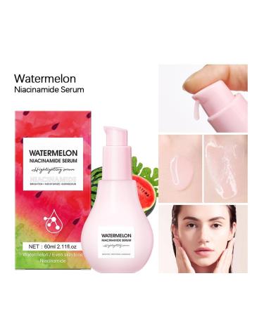 Ginaday 2 Pcs Watermelon Moisturizer Glow Priming Serum Hydrating & Brighten with Hyaluronic Acid Lightweight Facial Serum. - Buy Online on GoSupps.com