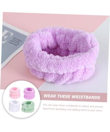 POPETPOP 4paires Lot Bracelets Souples Pour Laver Visage Adapt s Au Spa Confortables Et lastiques - Buy Online on GoSupps.com