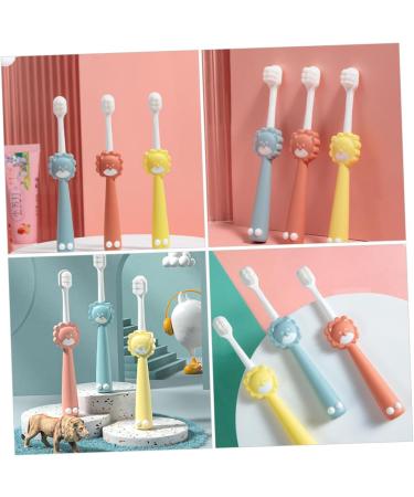 Beavorty 12 STK Wanmao Children's Toothbrush Set - Portable Animal Toothbrushes for Kids - Soft Fur Tooth Cleaning Brush (4 Colors) - Ideal for Baby & Children's Dental Care - Buy Online on GoSupps.com