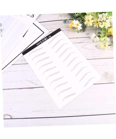 Ipetboom 6 Sheets Pairs Eyebrow Makeup Supplies Artificial Eyebrow Patch Eyebrow Stickers 6d Makeup Tools - Buy Online on GoSupps.com