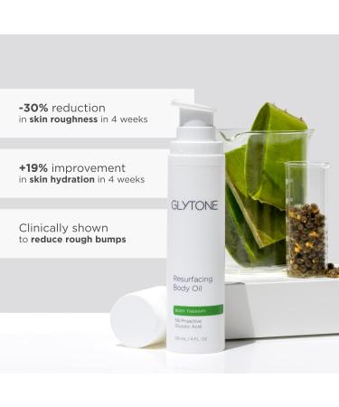 Glytone Resurfacing Body Oil - 5% Glycolic Acid for Keratosis Pilaris - Fragrance-Free - 5 oz - Buy Online on GoSupps.com