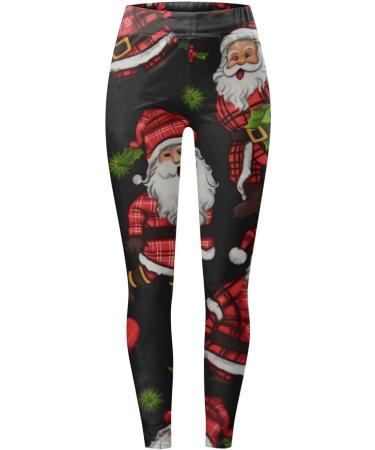 Shop Mjiqing Women s Christmas Print Leggings - High Waist Opaque Yoga Pants for Fitness & Running | Slim Fit Long Tights - Buy Online on GoSupps.com