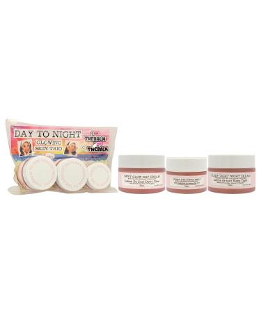 Buy Day To Night Glowing Skin Trio by the Balm - Dewy Glow Day Cream Under Eye Super Jelly & Sleep Tight Night Cream - International Shipping Available - Buy Online on GoSupps.com