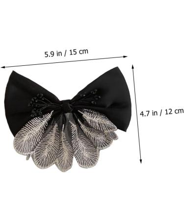 minkissy Bow Hairpin Bow Hair Barrette Large Hair Clip Hair Barrettes for Thick Hair Girl Bows for Hair Bow Women Barrettes Bow Alligator Clip Hair Ribbons Big Hair Bows for Girls Tassel - Buy Online on GoSupps.com