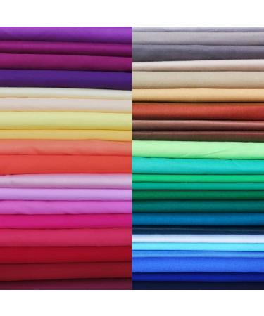 50 PCS 8x8 Pre-Cut Cotton Fabric Squares Bundle for Sewing & Quilting Beginners - Buy Online on GoSupps.com