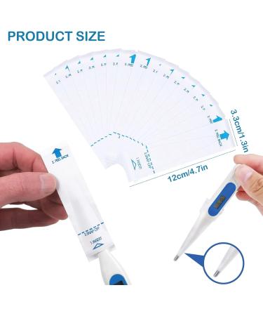 200-Pack Universal Digital Thermometer Covers One-Way Sausage & Electronic Thermometer Covers for Oral Armpit & Rectal Use - Buy Online on GoSupps.com