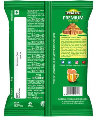 Tata Tea Premium 250 g - Buy Online on GoSupps.com