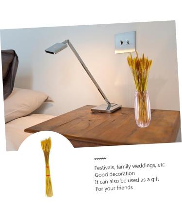 OUNONA 100PCS Decorative Wheat Ear Floral Arrangement Wheat Ear gift decorate bouquet natural Desktop Wheat Ear household rural wedding ears of wheat flower arrangement props - Buy Online on GoSupps.com