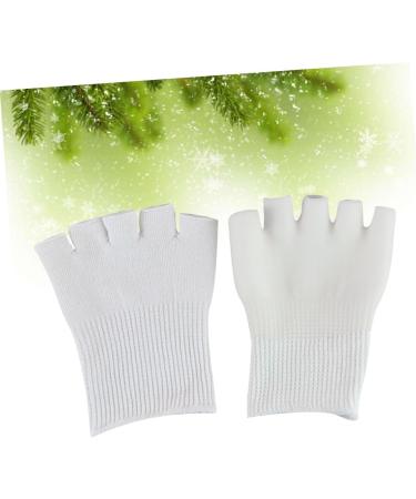 FRCOLOR 3 Pairs Heel Sleeves for Cracked Heels Toe Spacers Toe Spreader Gel Toe Protector Big Toe Separators Thumb Bunion Corrector Bunion Straightener Moisturizing White Sock - Buy Online on GoSupps.com