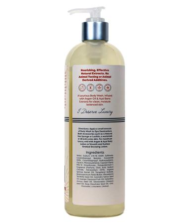 Argan & Acai Moisturizing Body Wash 16 oz - Luxurious Hydration for All Skin Types | Shop Internationally - Buy Online on GoSupps.com