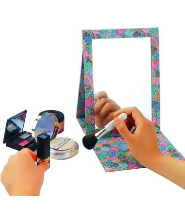 PNVXNUS Folding Travel Mirror - Portable Makeup Vanity Mirror (Multicolor) - Buy Online on GoSupps.com