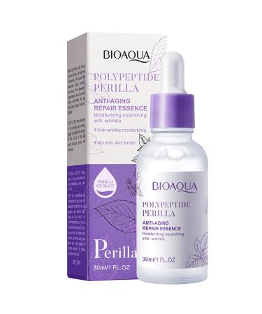 BIOAQUA Polypeptide Perilla Anti-Aging Serum Repair Facial Essence Moisturizing Nourishing Anti-Wrinkle Face Skin Care 30ml / 1fl.oz