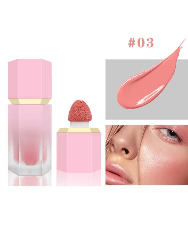 Liquid Blush Makeup Soft Cream Blush Stick for Cheeks Long-Wearing Silky Formula Lightweight Natural-Looking Dewy Finish Face Blush 2 packs (02 & 03) 2 & 3 - Buy Online on GoSupps.com