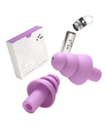 Shush focus earplugs - concentration earplugs - for less distraction better concentration and higher productivity - reusable 365 times and hypoallergenic earplugs - Buy Online on GoSupps.com