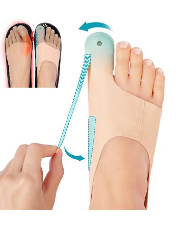 Tech Love Hallux Valgus Corrector Big Toe Hallux Valgus Bandage Washable Hallux Valgus Socks for Shoes Unisex 1 Pair Size M