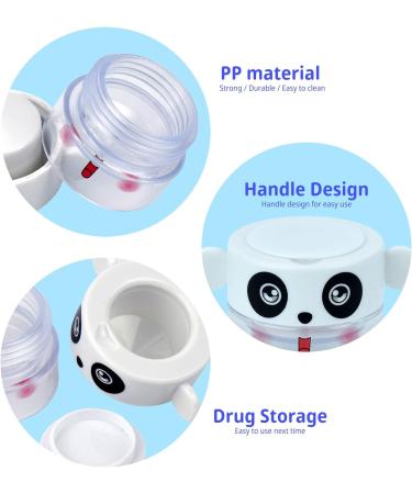 Pink Pill Crusher and Grinder Set - Professional Pill Pulverizer for Elderly, Children, Pets - 2 Pcs Tablet Crusher for Pills and Vitamins - Buy Online on GoSupps.com