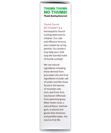 Thumb NO Thumb Extra Strength - Natural Deterrent, Dentist Approved, Stop Thumb Sucking - Buy Online on GoSupps.com