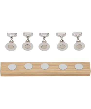 Magnetic Nail Art Practice Stand Strong Adsorption Nail Holder for Different Shapes And Sizes Wooden & Alloy Nail Display - Buy Online on GoSupps.com
