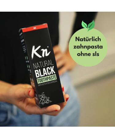 Buy Karbonoir Black Toothpaste with Activated Charcoal - Teeth Whitening Formula 75 ml - International Shipping - Buy Online on GoSupps.com