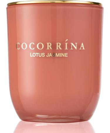 Cocorr na Lotus Jasmine Candle - Natural Soy Fragrance | 22 Hour Burn Time | 180g Eco-Friendly Gift for Christmas - Buy Online on GoSupps.com
