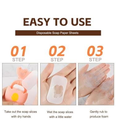 TECHPLUS Disposable Soap Paper Sheets - Cute Egg Shaped Travel Soap for Hand Washing Scented Bath Slice Portable for Camping Hiking School (6 Boxes 50 Sheets Each) - Buy Online on GoSupps.com