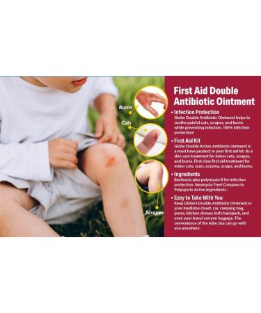 First Aid Antibiotic Ointment with Bacitracin & Polymyxin B Sulfate - 1oz Tube | Neomycin-Free - Pack of 1 - Buy Online on GoSupps.com