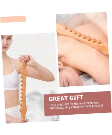 Shop OHPHCALL GUA SHA Wooden Body Massage Roller Reflex Zone & Abdominal Massage Tool Acupuncture Stick for Fitness - Buy Online on GoSupps.com
