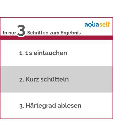 Determine Water Hardness Test Strips ( DH) - 15 Individually Packaged - Made in Germany - Fast & Accurate Results for Soft Medium Hard Water - Buy Online on GoSupps.com