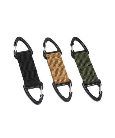 Frcolor 3st face ear hook cable holder for hooks for backpack earrings hook nylon stirring tapes Key trailer for backpacks extension bags belt belt snaps