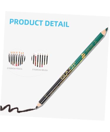 SOESFOUFU 12pcs Lip Liner Eyeliner Eyebrow Pen Waterproof Lip Liner Pencil Eyeliner Black Wooden - Buy Online on GoSupps.com