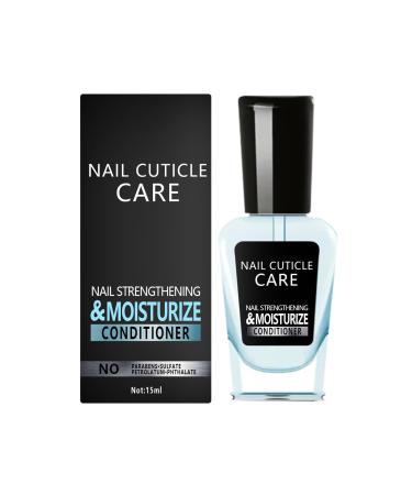 Onycholysisheal Nail Strengthener And Growth Conditioner Nail Strengthener And Growth For Damaged Nails Cuticle Care Oil Nail Strengthener 15ml ZmH643 (Black One Size) 1 count (Pack of 1) Black