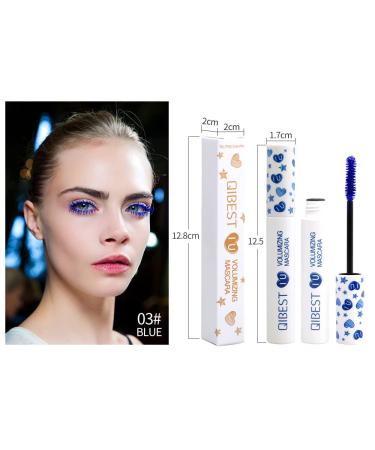 QiBest 7-Color Mascara - Washable, Plump & Thick | Cruelty-Free Japanese Formula | Smudge-proof, Long-wearing & Colorful Mascara - Buy Online on GoSupps.com