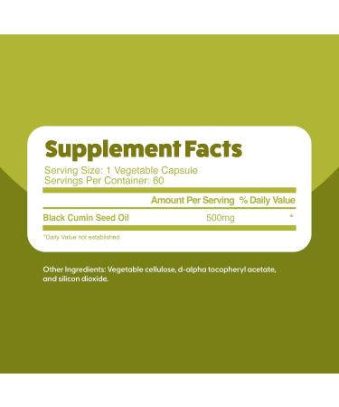 Feel Great Vitamins Black Seed Oil Softgels Cold-Pressed Nigella Sativa with Vitamin E 500mg 60 Vegan Capsules Non-GMO Made in USA - Buy Online on GoSupps.com